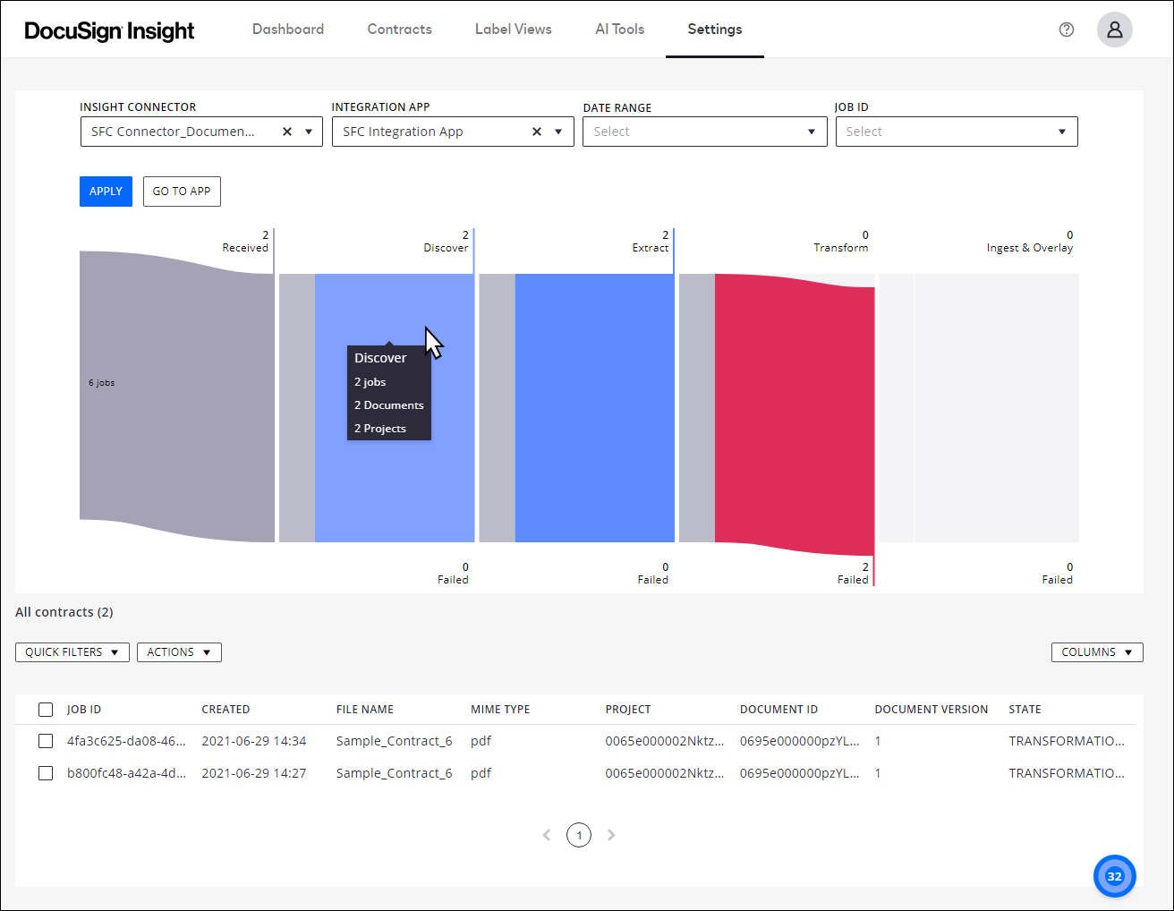 Use the DocuSign Insight Connector Monitor to View Processing Results ...