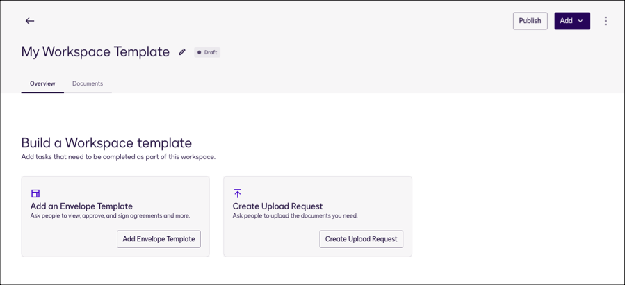 Create a Workspace Template
