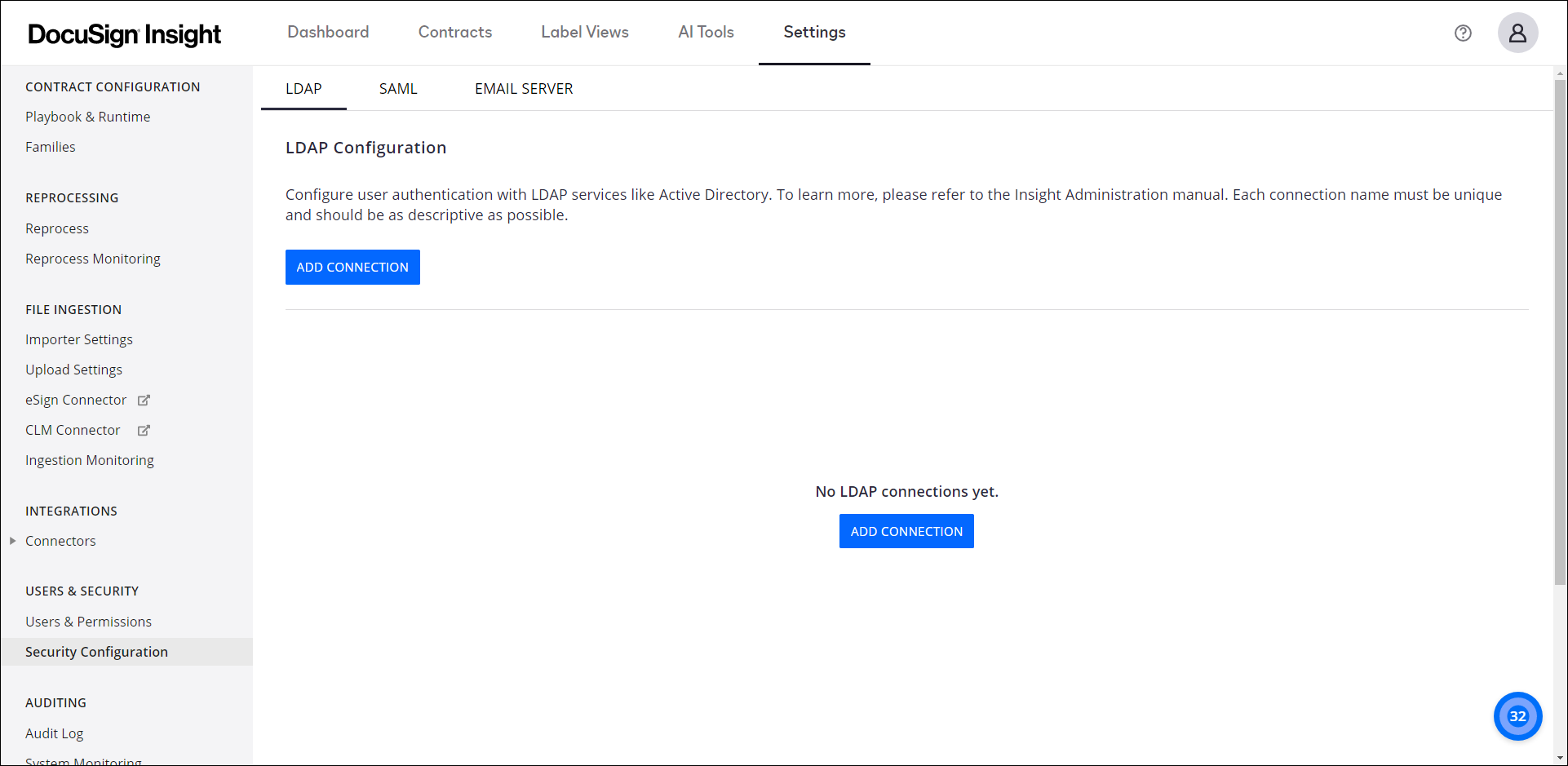 Security Configuration Options