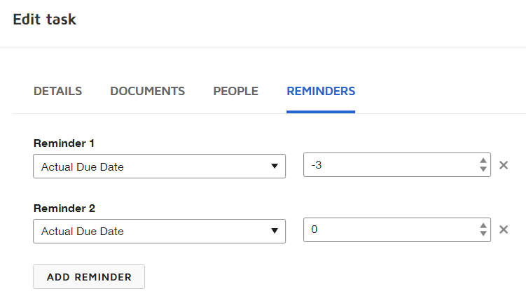 Task reminders
