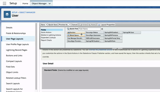 Add CLM.CM Fields to Salesforce Users