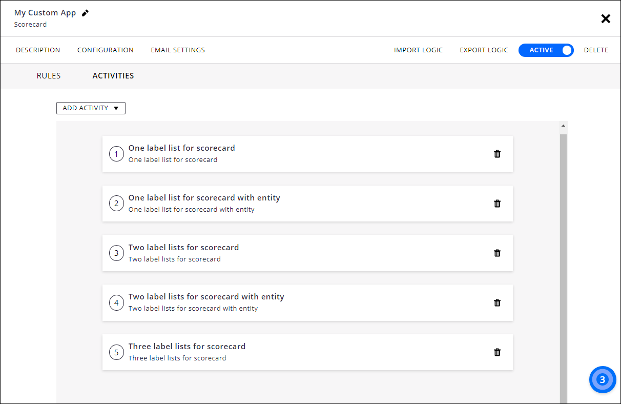 Perform Various Activity Editor Functions to Update Custom and ...
