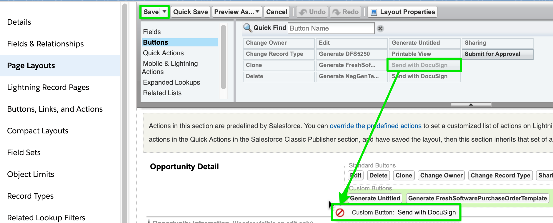 How to Create Custom Detail Page Button in Salesforce - SalesForce FAQs