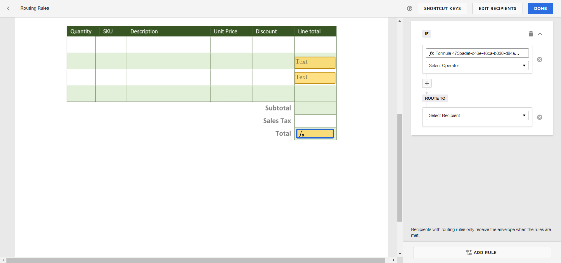 Set Up or Edit Conditional Routing
