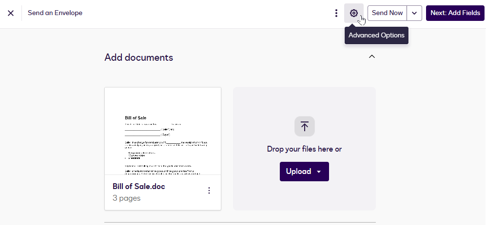 Send a Responsive Document
