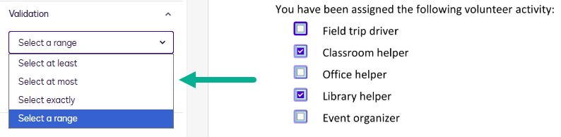 Checkbox Docusign Specify How Many Checkboxes in a Group a Signer Can or Must Select