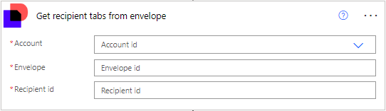 Get recipient tabs from envelope