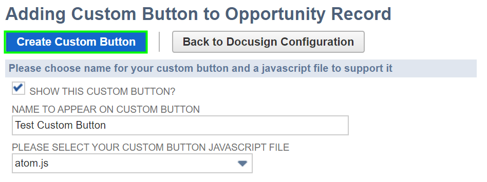 Add a Custom Button with Code