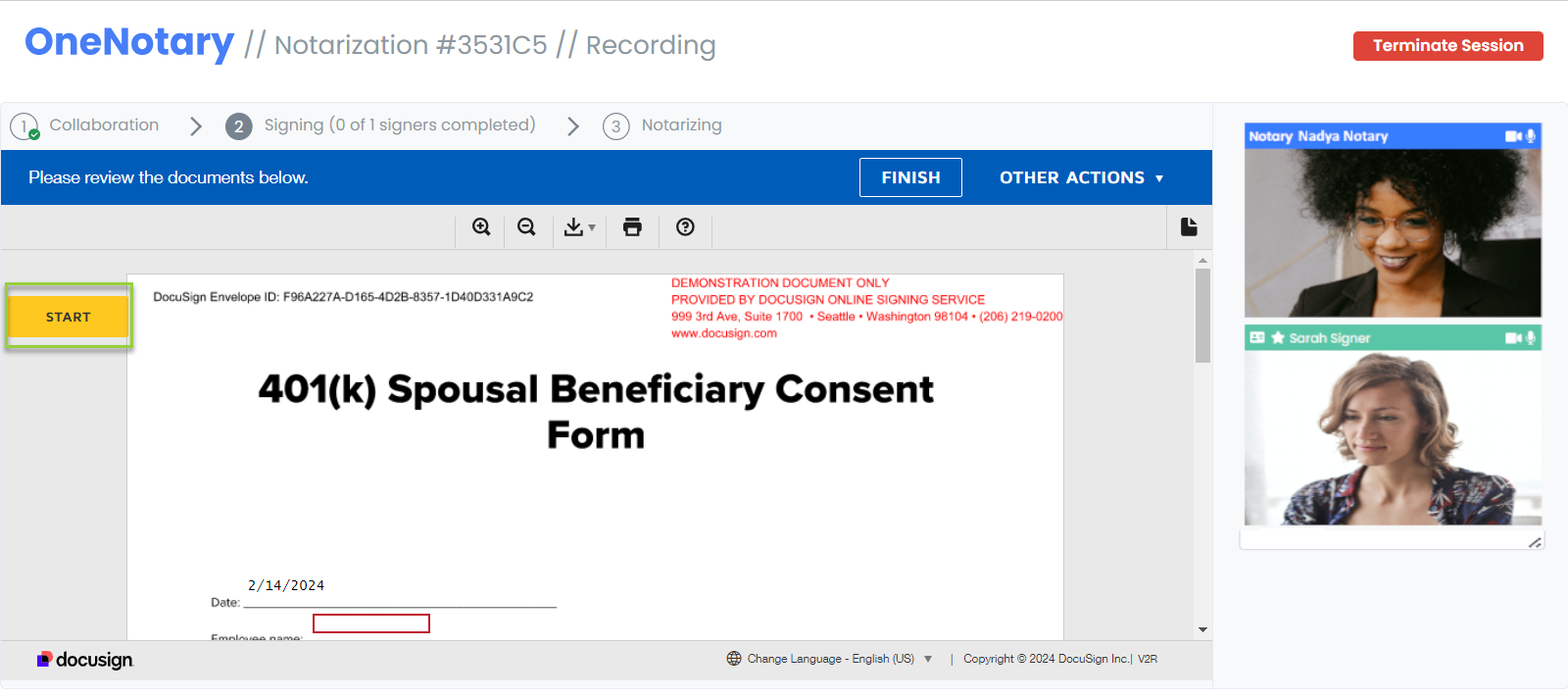 Step 4: Sign the Documents