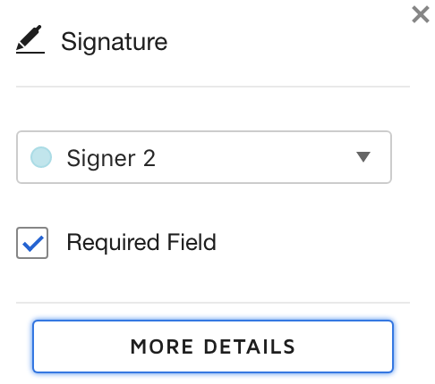 Configuring Standard eSignature Fields