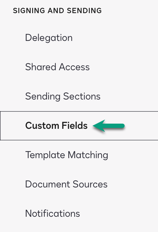 Add and Manage Document Custom Fields