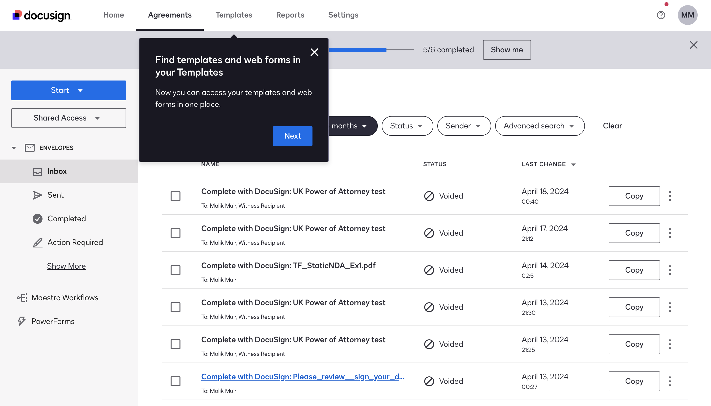 Docusign IAM and eSignature UI Changes: May 2024 FAQ