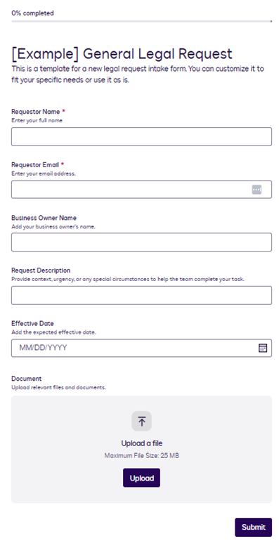 Create a Request from the Requests Dashboard