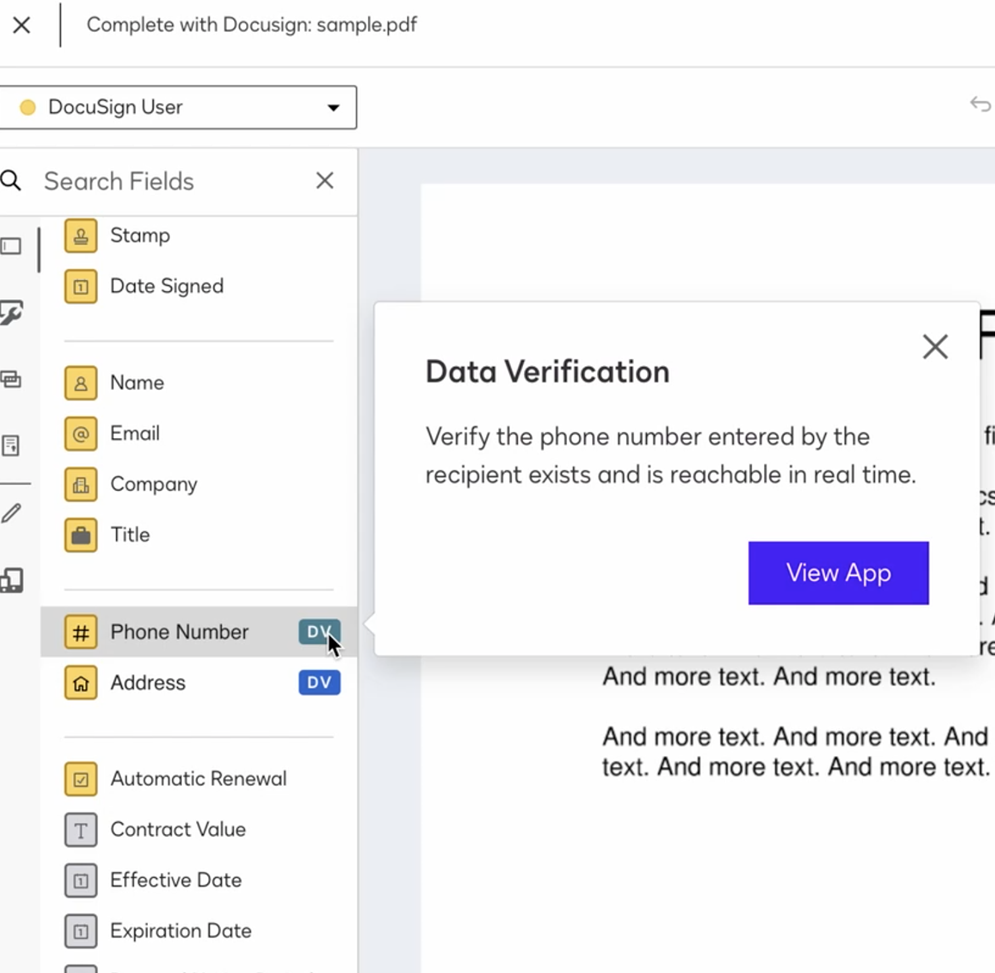 Verify In Field New and Enhanced Features