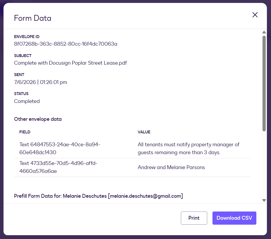 View Form Data Design View Form Data