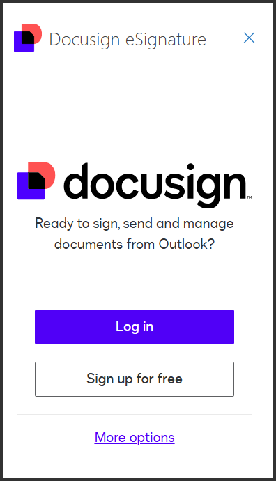 Change DocuSign account