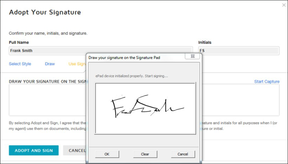 Signature Pads