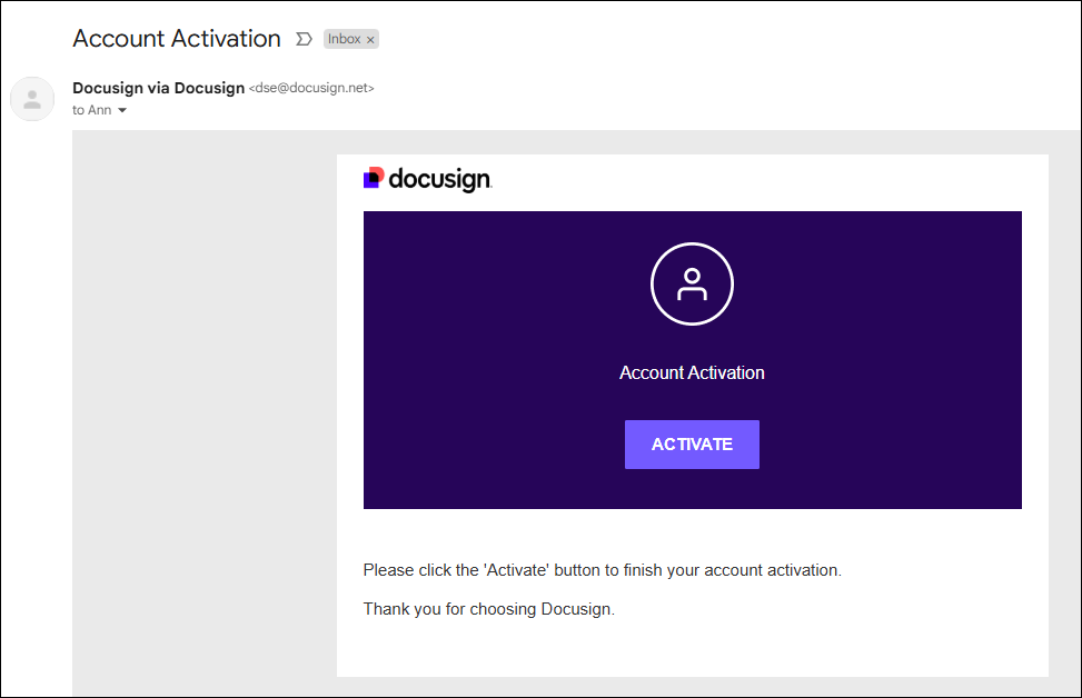 User Invitation and Activation Process