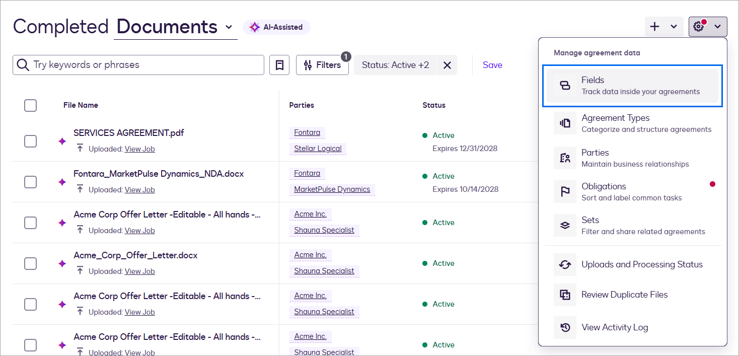 Update Custom Dropdown Fields