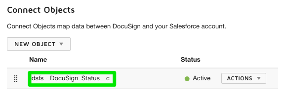 Add Docusign Status to a Custom Object