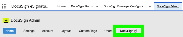 Voc Sign Configure Docusign Connect for a Custom Salesforce URL