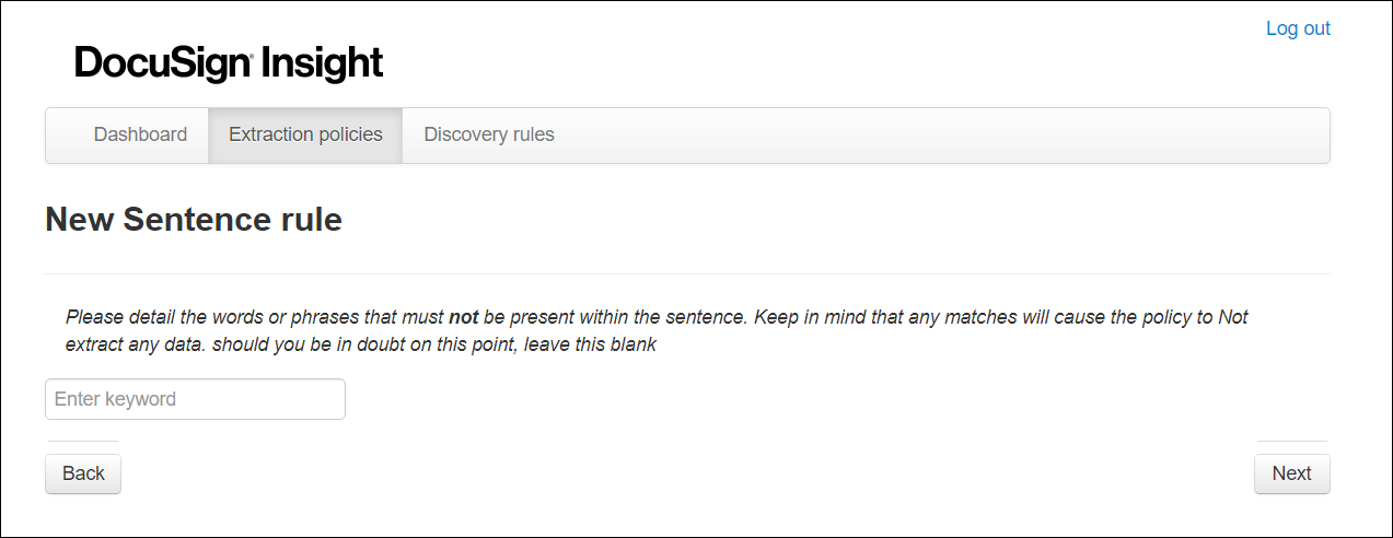Create Sentence Rules within Custom Extraction Policies to Extract ...