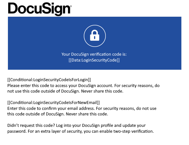 Login Security Code - Email Resource File