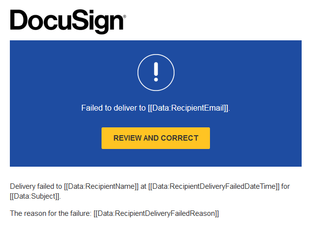 Sender Delivery Failed - Email Resource File
