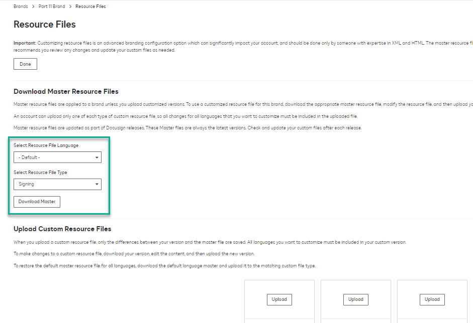 Configure Part 11 Signing Reasons
