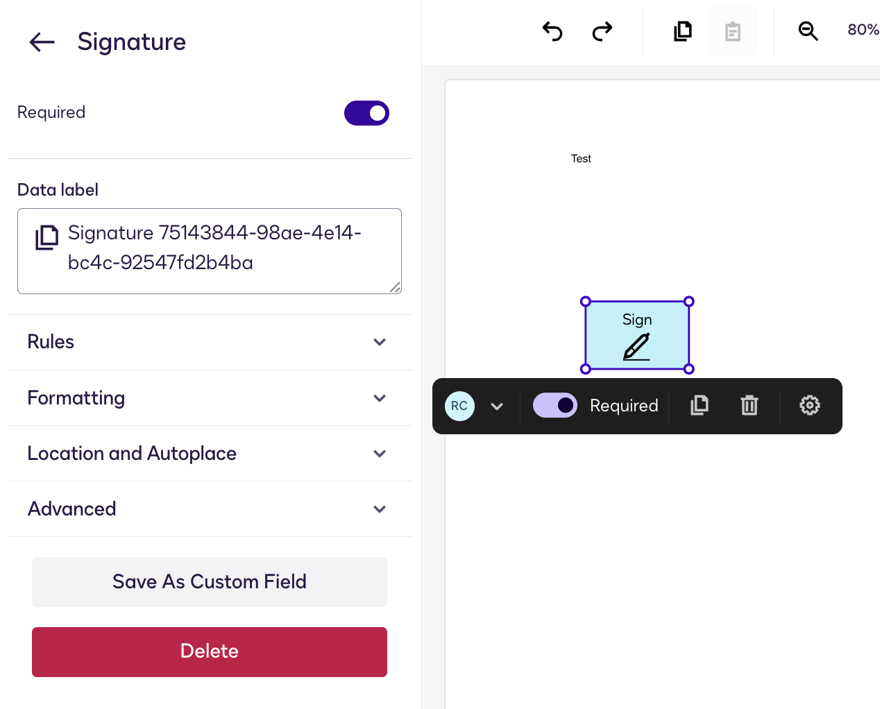 Edit Field Livescript Edit Field Properties