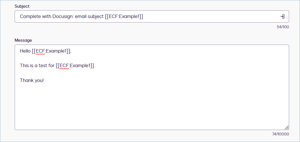 Specify Envelope Custom Field (ECF) Values for Bulk Send