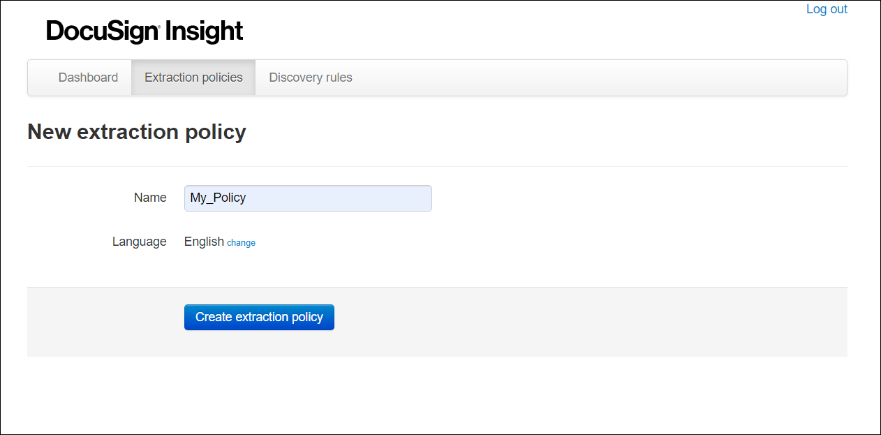Use Section or Paragraph Examples to Create New Extraction Policies