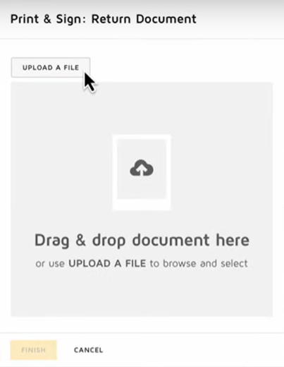 Upload Signed Documents