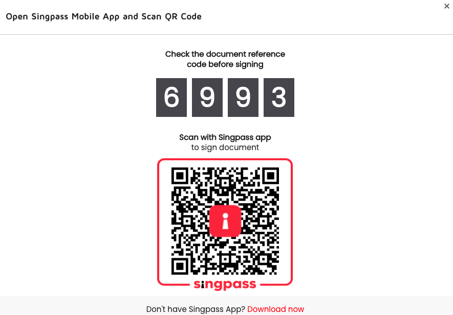 Sign With Singpass