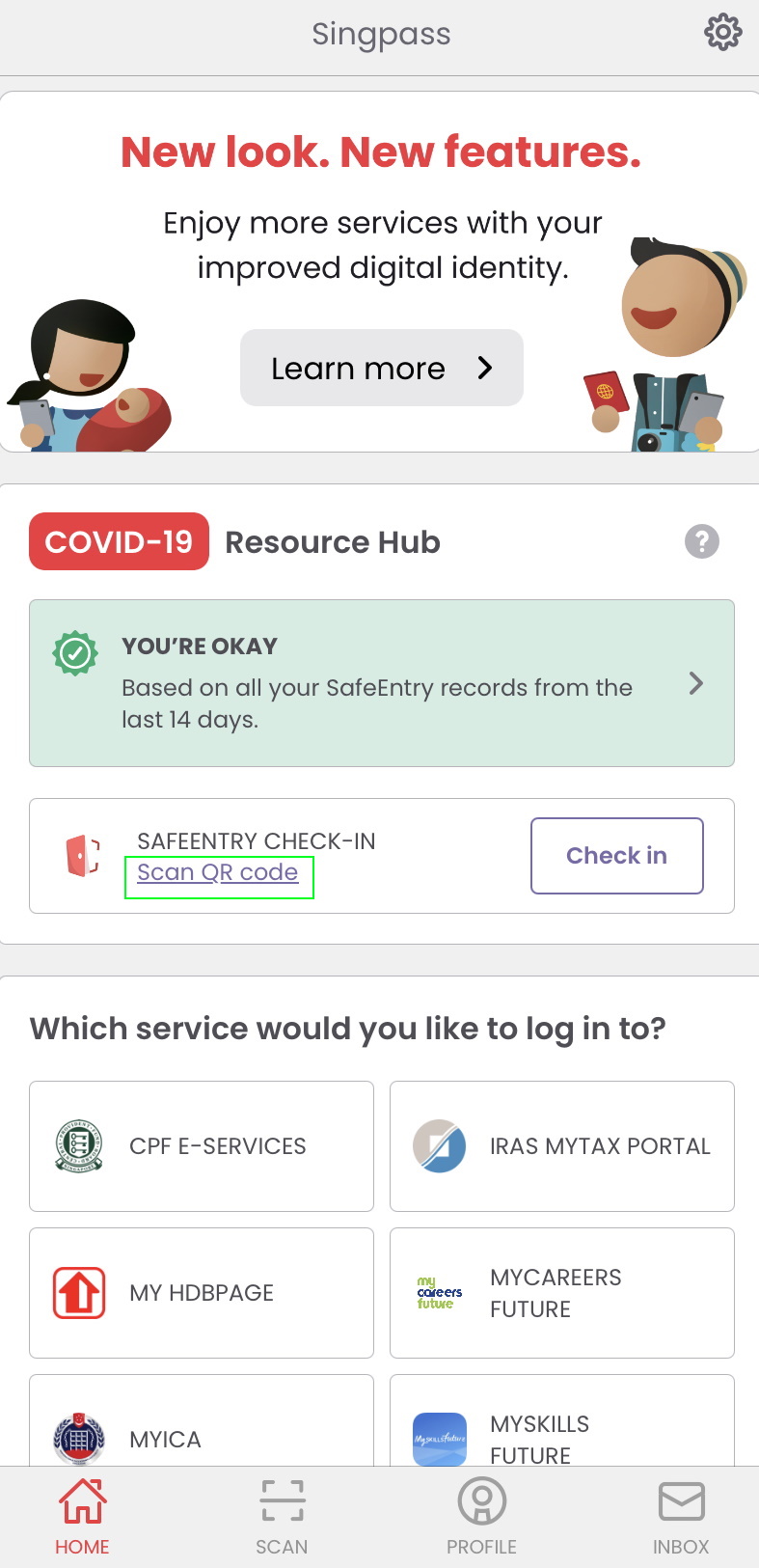 Sign With Singpass