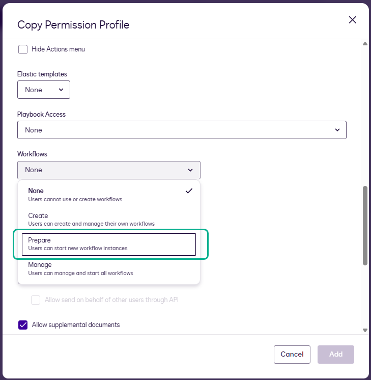 Ds Profile. Basic Configure a DS Sender Profile for Workflow Builder Preparer Permissions