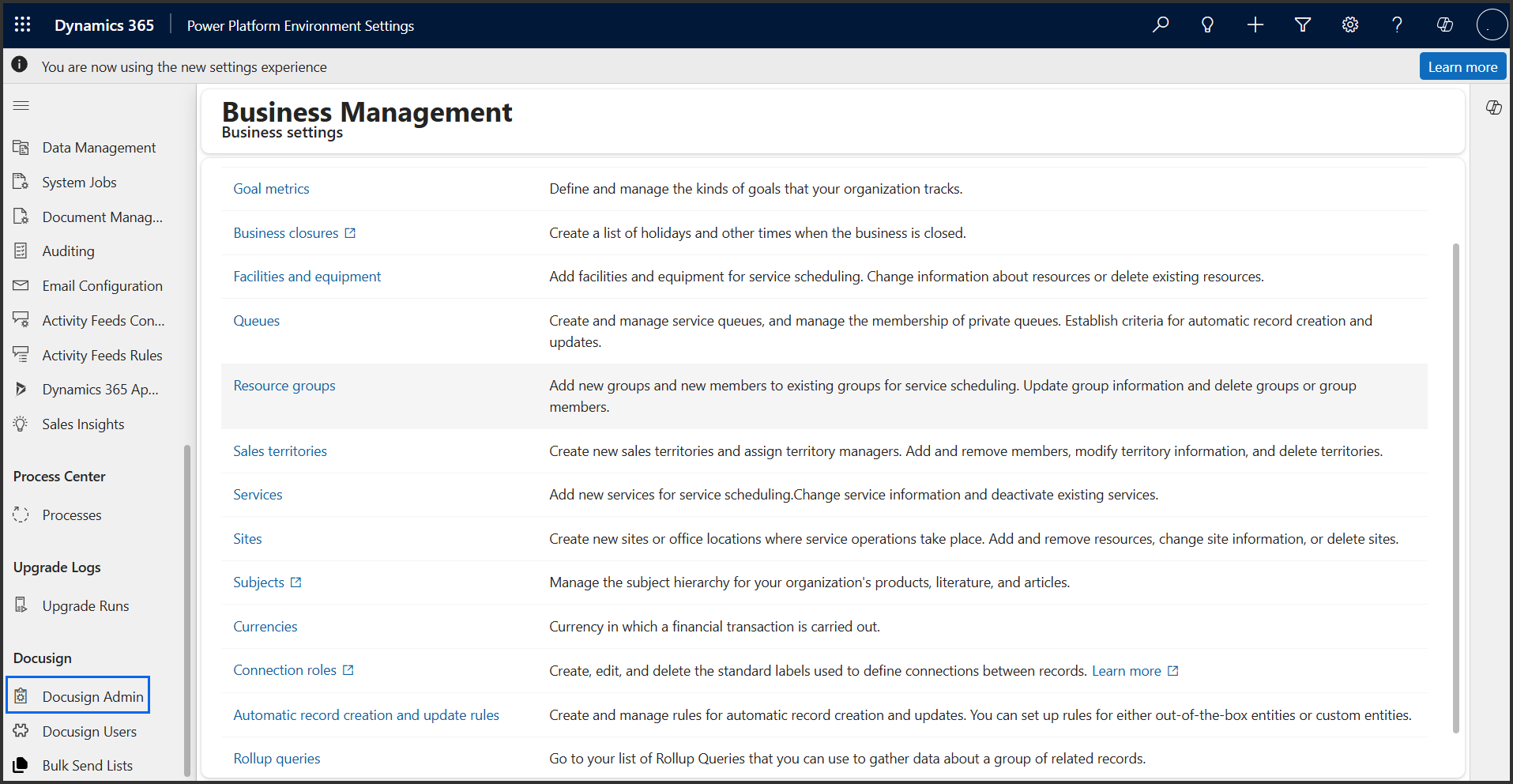 Configure Docusign for Microsoft Dynamics 365